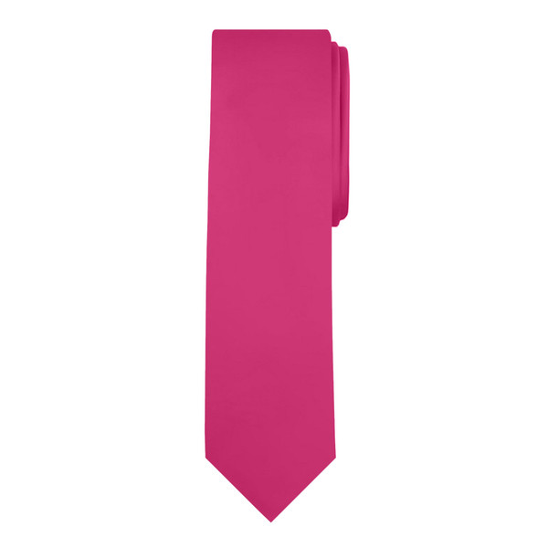 Kid's Solid Tie - Fuchsia Pink