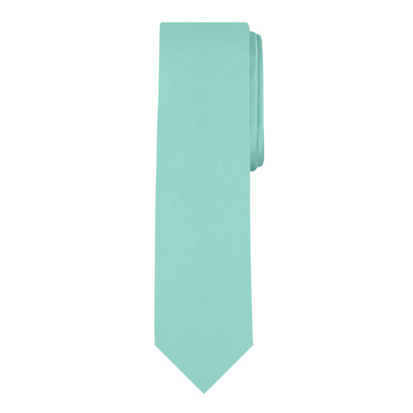 Kid's Solid Tie - Aqua