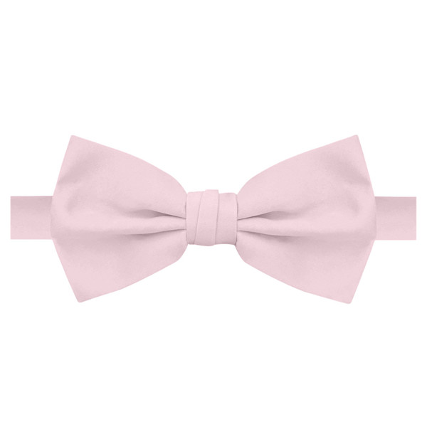 Banded Solid Bow Tie - Bridal