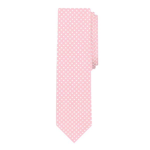 Kid's Polka Dot Tie - Light Pink