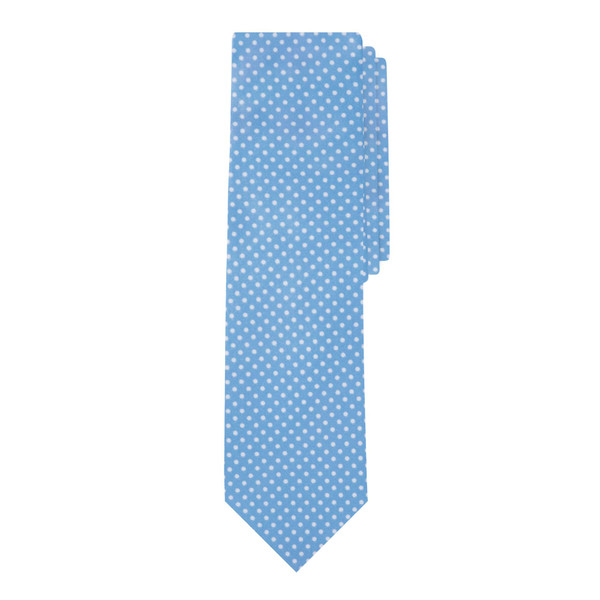 Kid's Polka Dot Tie - Sky Blue