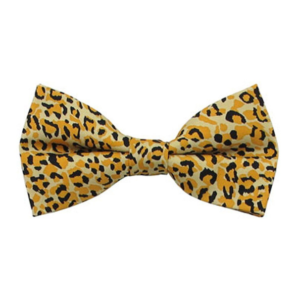 Kid's Cheetah Clip-On Bow Tie