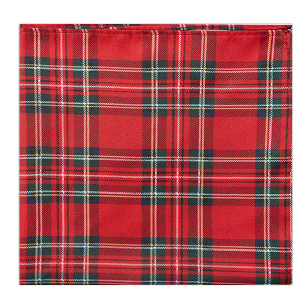 Royal Stewart Plaid Pocket Square