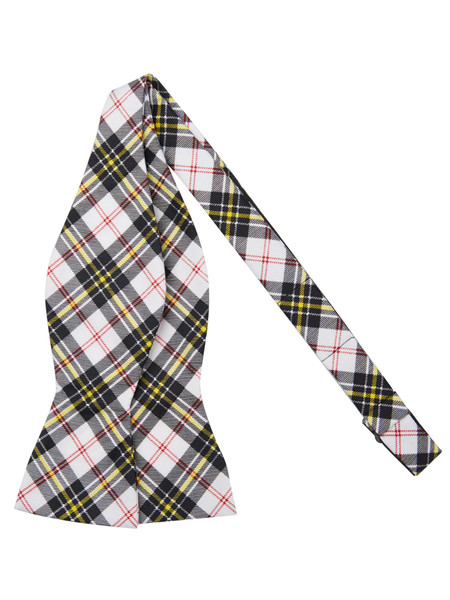 MacPherson Tartan Plaid Self-Tie Bow Tie