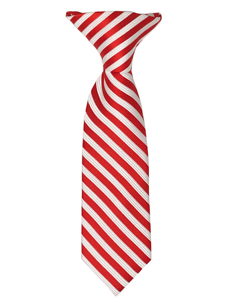 Baby's Candy Cane Stripe 8 inch Clip-On Tie