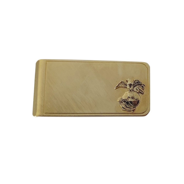 Nautical Marine Corps Money Clip - Gold