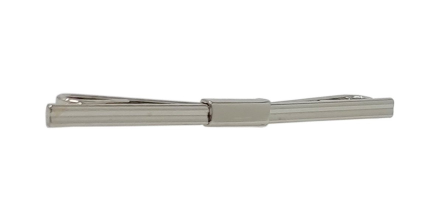 Plain Metal Based Collar Bar - Silver