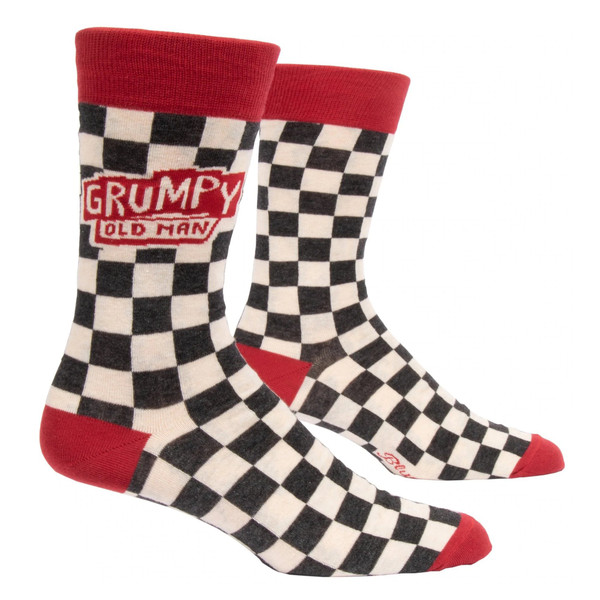 Grumpy Old Man Funny Socks for Men