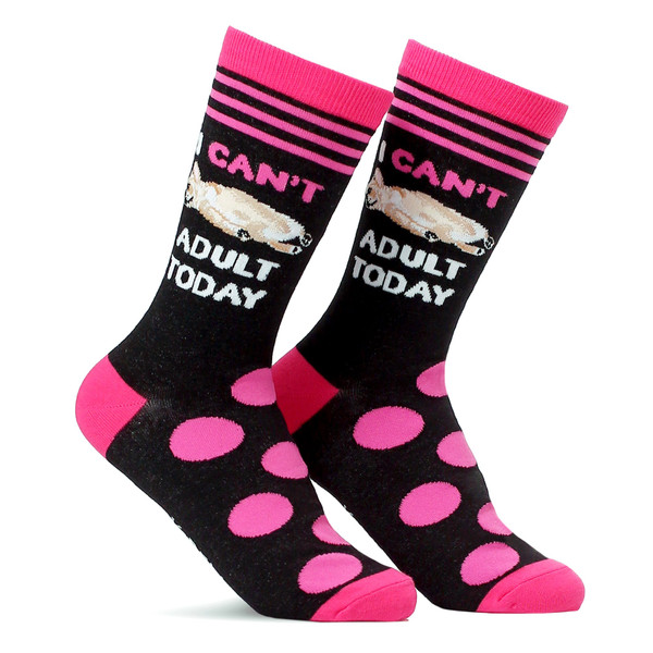Can't Adult Funny Socks for Women