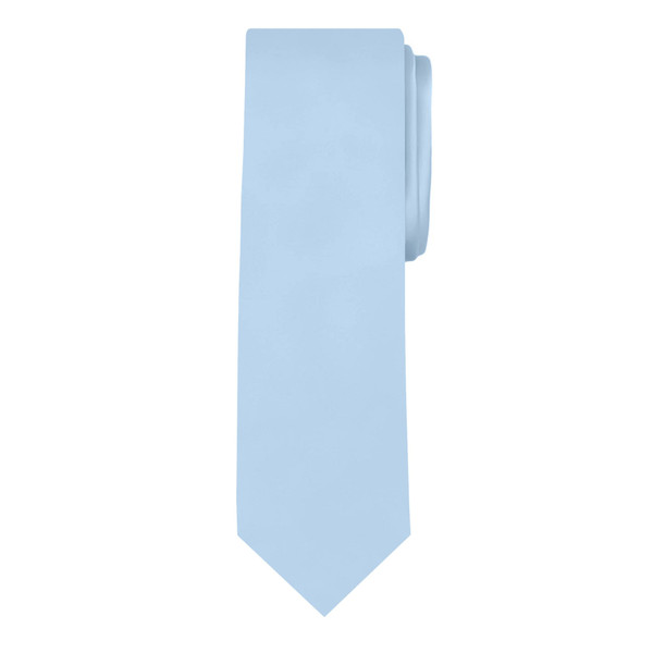 Men's Sky Blue Solid Color Necktie