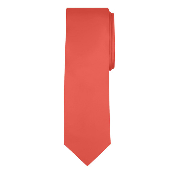 Men's Coral Solid Color Necktie