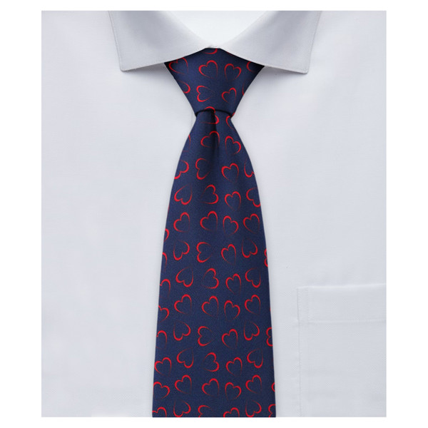 Valentine's Heart Outline Tie Valentine's Heart Outline Tie