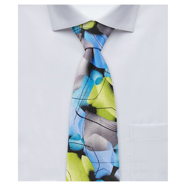 Jerry Garcia Collector's Edition Men's Beehive Artwork Neck Tie - Aqua Jerry Garcia Collector's Edition Men's Beehive Artwork Neck Tie - Aqua