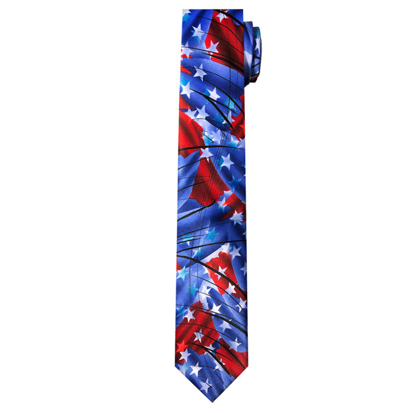 Jerry Garcia Patriotic Northern Lights Tie