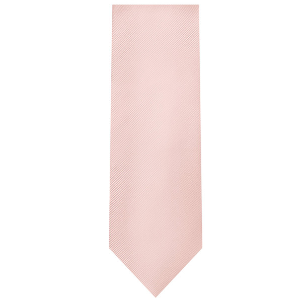 Silk Blend Solid Tie - Bridal Pink