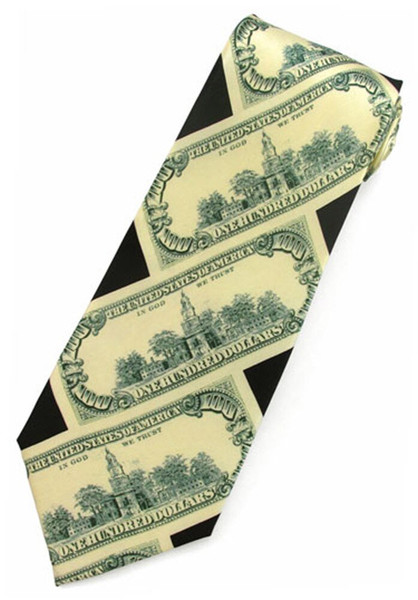 $100 Bills Tie