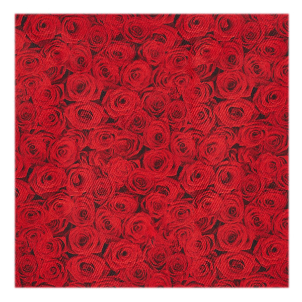 Red Roses Pocket Square