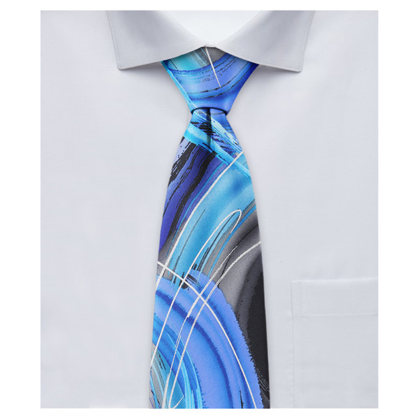 Jerry Garcia Juggling Show Tie - Blue