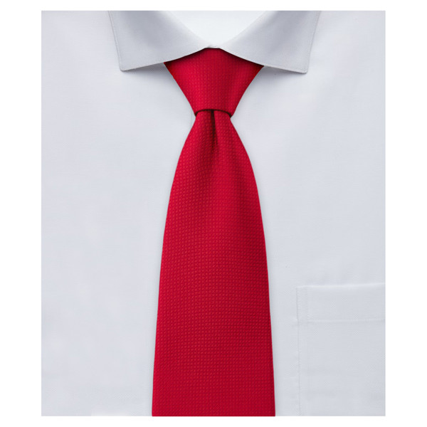 Woven Mini Squares Tie - Red Woven Mini Squares Tie - Red