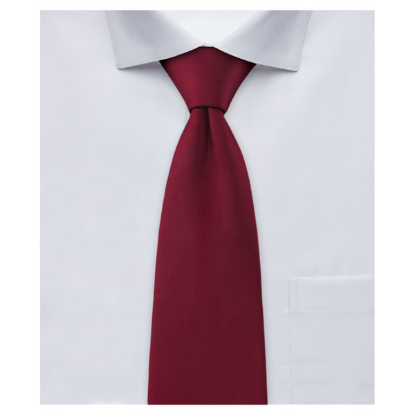 Solid Tie - Burgundy