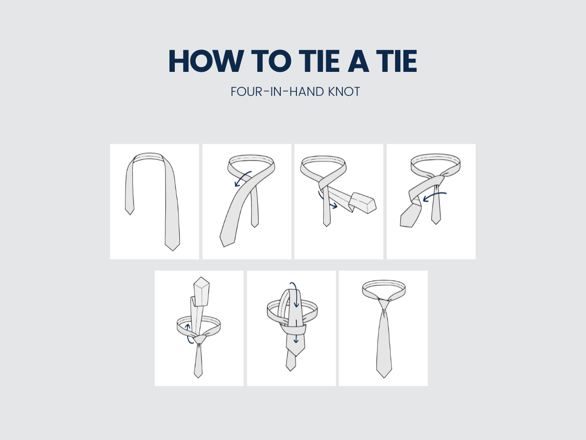 How To Tie A Four-in-Hand Knot