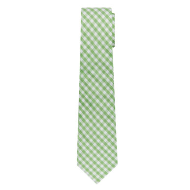 Jacob Alexander Boys' 14 Inch Clip-On Gingham Checkered Pattern Neck Tie Pink