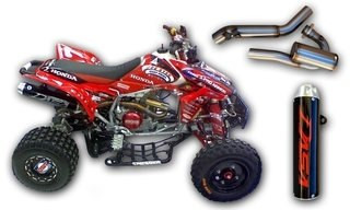 06+ TRX450R with 1720 Honda CRF450R Engine (Hybrid) Dasa Exhaust Pipe
