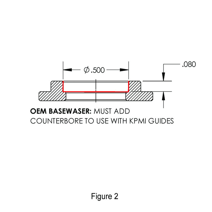 Kibblewhite Intake Valve Guide Yamaha Raptor 660 / Grizzly 660 / Rhino
