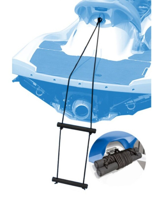 Hardline 2 Step Rope Boat Ladder - EZ-1 User 1