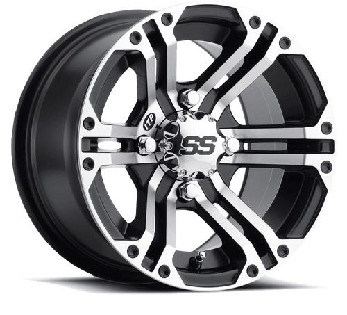 ITP SS 212 14x8 / 4x137 BP / 5+3 Offset Machined Wheel - 1422234404B