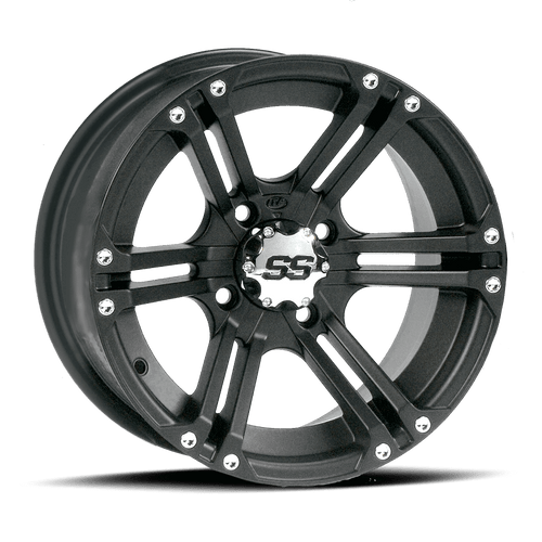 ITP SS 212 14x8 / 4x110 BP / 5+3 Offset Black Wheel - 1428374536B