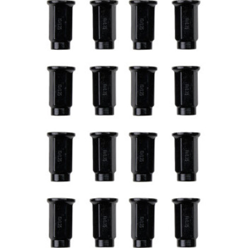 ITP Lug Nuts (Box of 16) - 10x1.25 Flat Base / 14mm Head - Black - BLUG15BX User 1