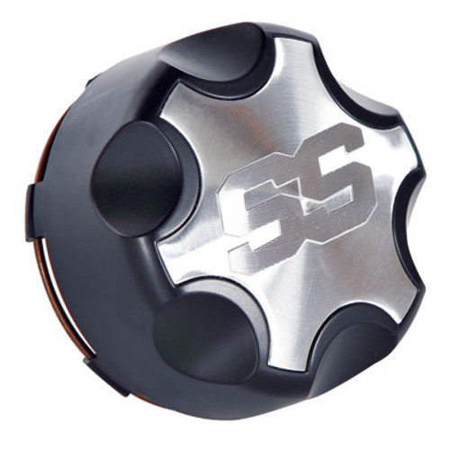 ITP SS Center Cap - 4x110 - Black & Machined - C110SS
