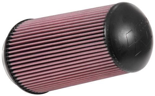 K&N Filter Universal Clamp-On Filter-Tapered Conical 5in Flange ID x 6.5in Base OD x 5.094in Top OD