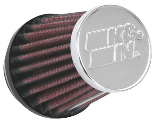 K&N Universal Chrome Filter 1 9/16 inch FLG / 2 5/8 inch Bottom / 2 inch Top / 3 inch Height K&N Universal Chrome Filter 1 9/16 inch FLG / 2 5/8 inch Bottom / 2 inch Top / 3 inch Height