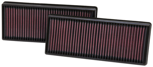 K&N Replacement Air Filter 12.563in O/S Length x 5.25in O/S Width x 1.625in H (Inc 2 Filters) K&N Replacement Air Filter 12.563in O/S Length x 5.25in O/S Width x 1.625in H (Inc 2 Filters)