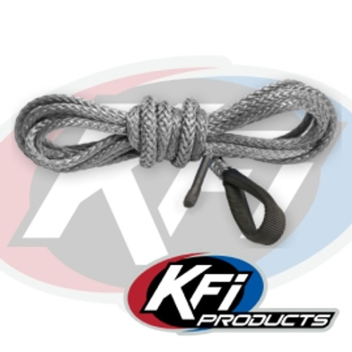 KFI Synthetic Cable 3/16 in. X 12 ft. Smoke - SYN19-S12
