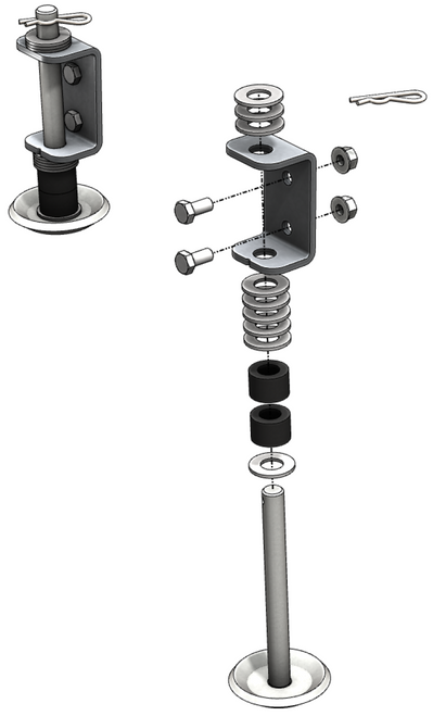 KFI Plow Skid Kit pr. - 105170-R Photo - Primary