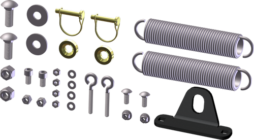 KFI ATV Plow Tube Hardware Kit - 105150-R Photo - Primary