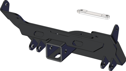KFI 09-13 Honda Big Red MUV w/ 2 in. Receiver UTV Plow Mount - 105375 Photo - Primary