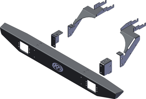 KFI 21+ Polaris General 1000/ 4/ XP/ XP 4 Bumper Rear Formed - 102080 Photo - Primary