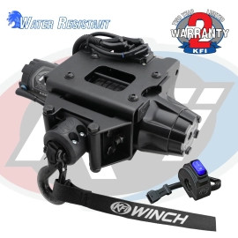 KFI Polaris ATV Plug-N-Play Winch 3500 lbs. - Synthetic Cable - ASP-35
