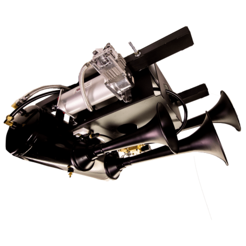 Kleinn Spare Tire Kit w/ Black Triple Horns/ 150 PSI Waterproof Air Compressor / 3.0 gal Air Tank - USTL-230 Photo - Primary