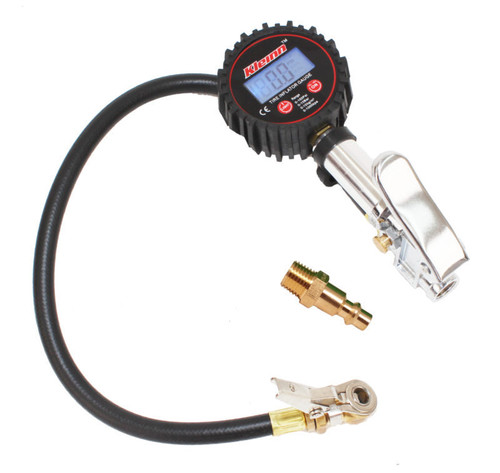 Kleinn Digital Tire Inflator w/ Gauge/ Bleed Valve/ / Locking Chuck 0-160 PSI - 59830 Photo - Primary