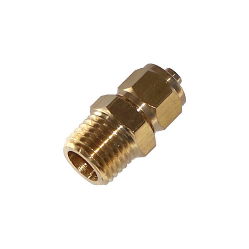 Kleinn 1/4In OD Tubing 1/4In M NPT Straight Compression Fitting - 51414 Photo - Primary