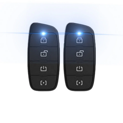 Kleinn (2) 4-Button 1-Way Remotes Antenna Upgrade 2500 ft Range - RFKIT4 Photo - Primary