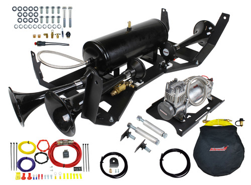 Kleinn 07-13 Chevrolet Silverado/ Sierra Onboard Air System w/ Model 230 Horns - GM1500-230 Photo - Primary