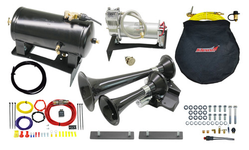 Kleinn 19-21 Chevrolet Silverado/ Sierra Onboard Air System w/ Model 220 Horns - GMTRK-4XTREME Photo - Primary