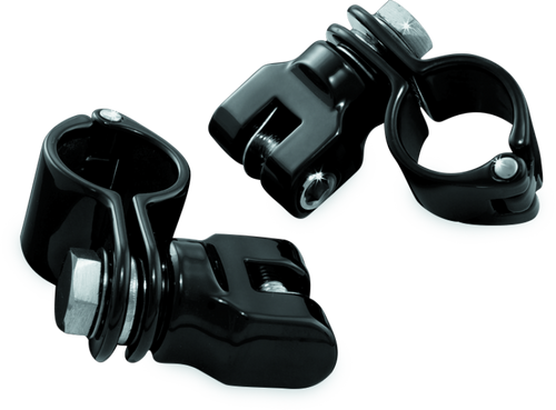 Kuryakyn 1-1/4inch Magnum Quick Clamp With Clevis Black - 7572 Photo - Primary