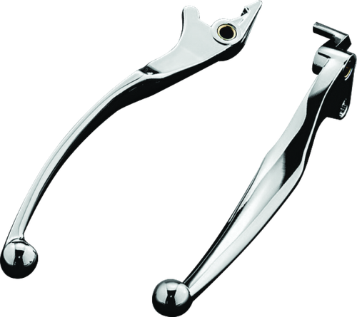 Kuryakyn Wide Style Levers 01-17 Honda GL1800 Chrome - 7435 Photo - Primary
